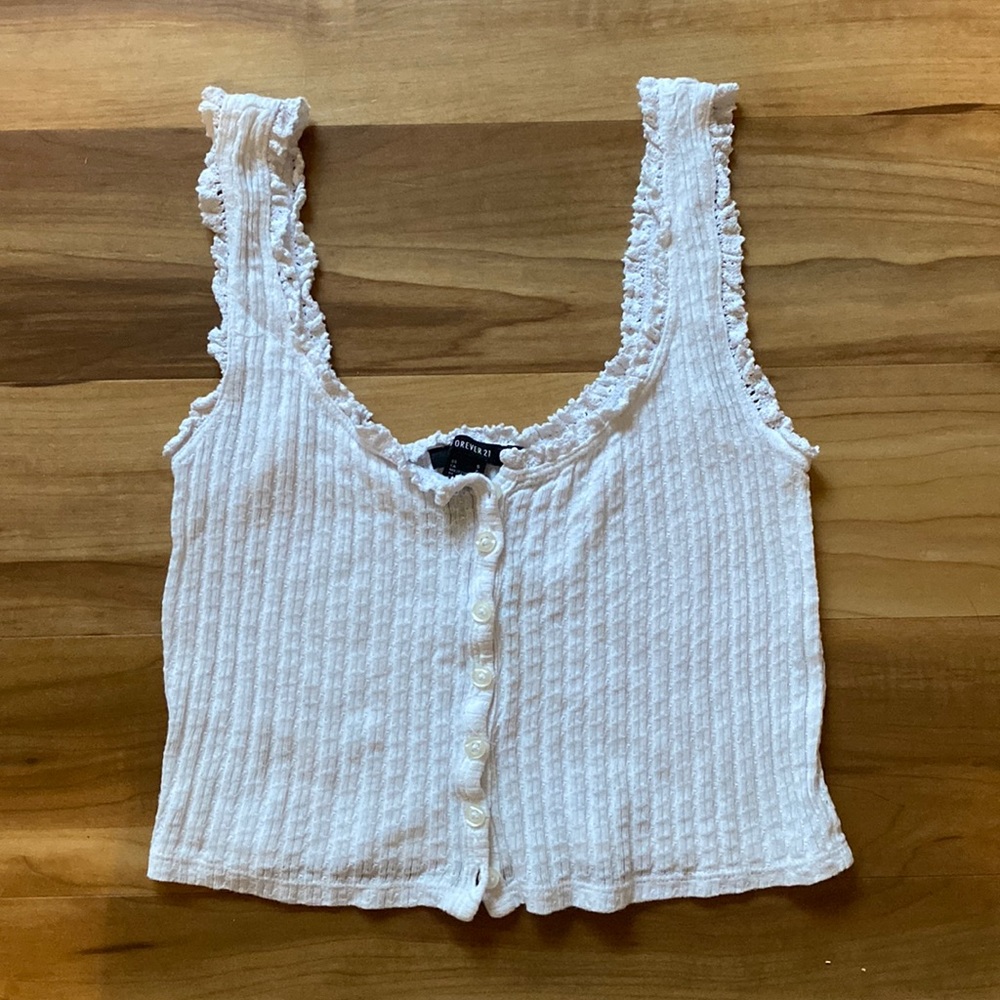 White tank top